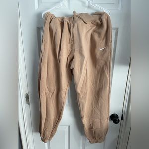 Nike tan sweatpants